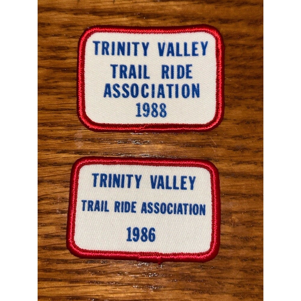 Girl Scouts USA Houston,Tx Trinity Valley Trail Ride Association 1996/88 Patches